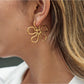 Earedge - Delicate Cut-Out Flower Earrings