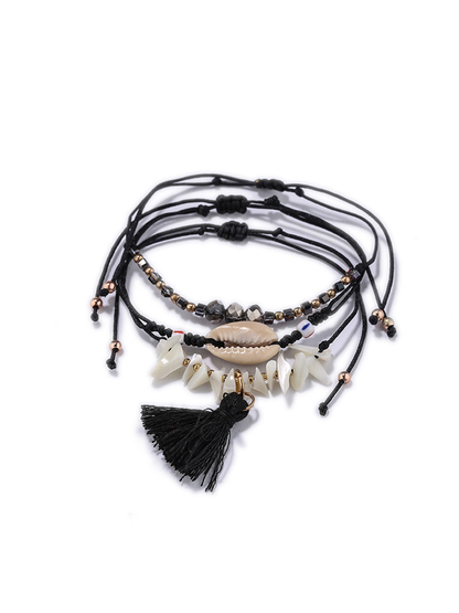 Lovra - Bohemian Tassel Multilayer Beaded Bracelet