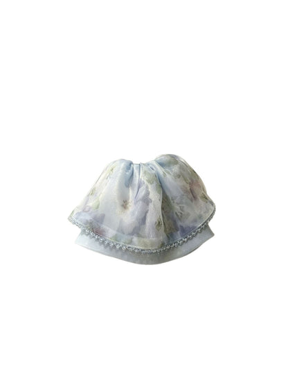 Beau - Soft Floral Skirt Shape Hair Claw Clip