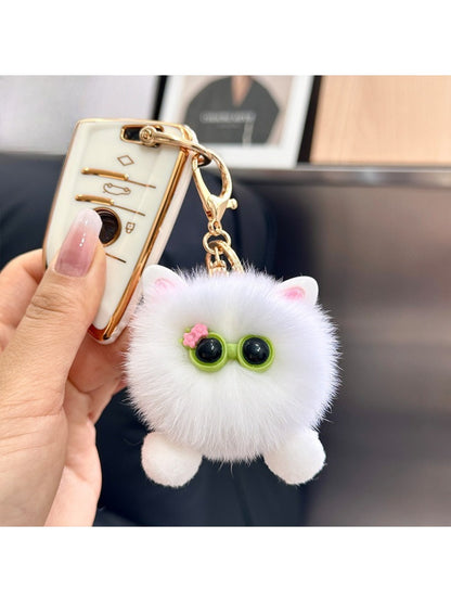 Keypus - Cute Plush Little Soot Ball Keychain