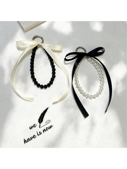 Keypus - Beaded Bow Bag Charm Pendant Keychain