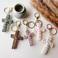 Keypus - Boho Braided Cross Bag Charm Keychain