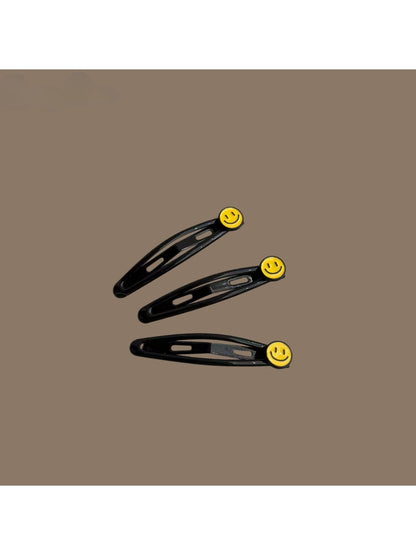 Beau - Smiley Face Side Hair Clip