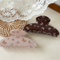 Beau - Butterfly Print Glossy PVC Claw Clip