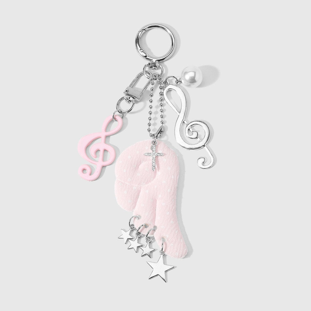 Keypus - Cartoon Wing and Star Pendant Keychain