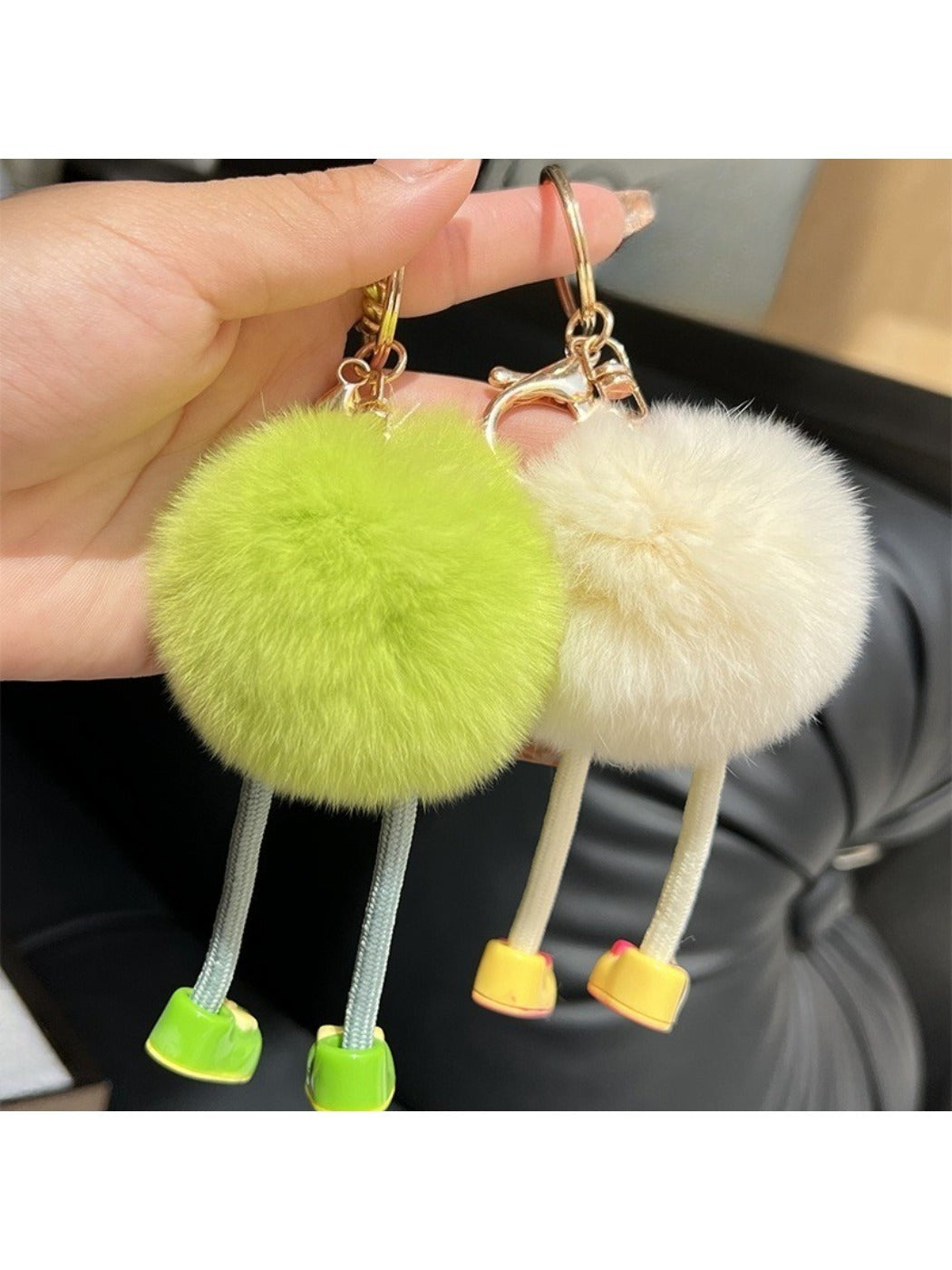 Keypus - Long Legs Little Coal Ball Keychain