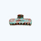 Beau - Classic Glossy Marbled Rectangle Claw Clip