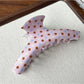 Beau - Modern Minimalist Polka Dot Hair Claw Clip