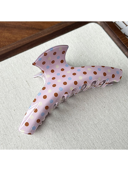Beau - Modern Minimalist Polka Dot Hair Claw Clip