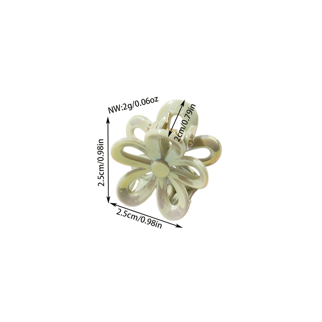 Beau - Pastel Petal Flower Hair Accessory Claw Clip
