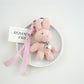 Keypus - Love Bow Bunny Backpack Pendant