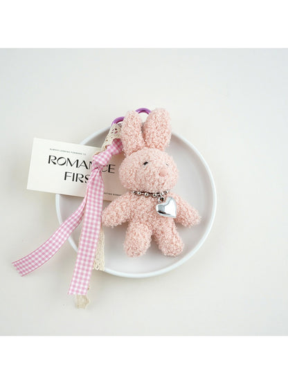 Keypus - Love Bow Bunny Backpack Pendant
