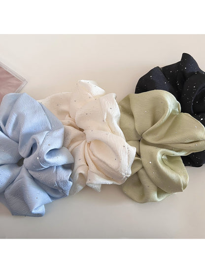 Gifty - Versatile Solid Color Satin Scrunchie
