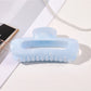 Beau - Glossy Marble Look Oval Hair Claw Clip