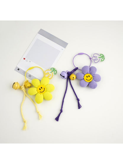Keypus - Daisy Sunflower Smile Keychain