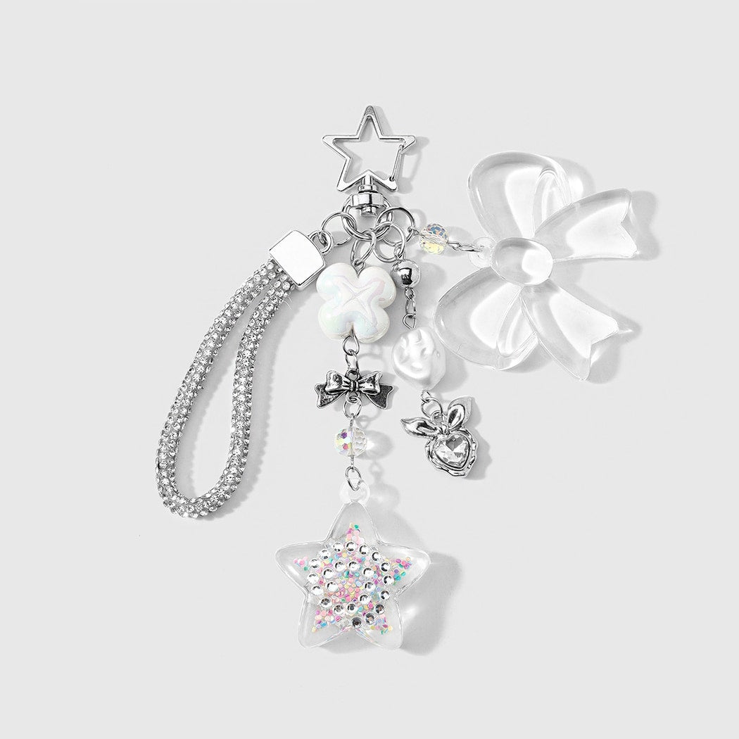 Keypus - Sweet Star and Bow Fashion Keychain
