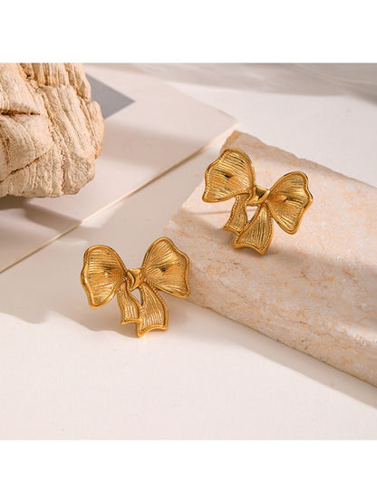 Earedge - Elegant Golden Nature Style Earrings