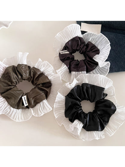 Gifty - Fashion Wide Pleated Scrunchie