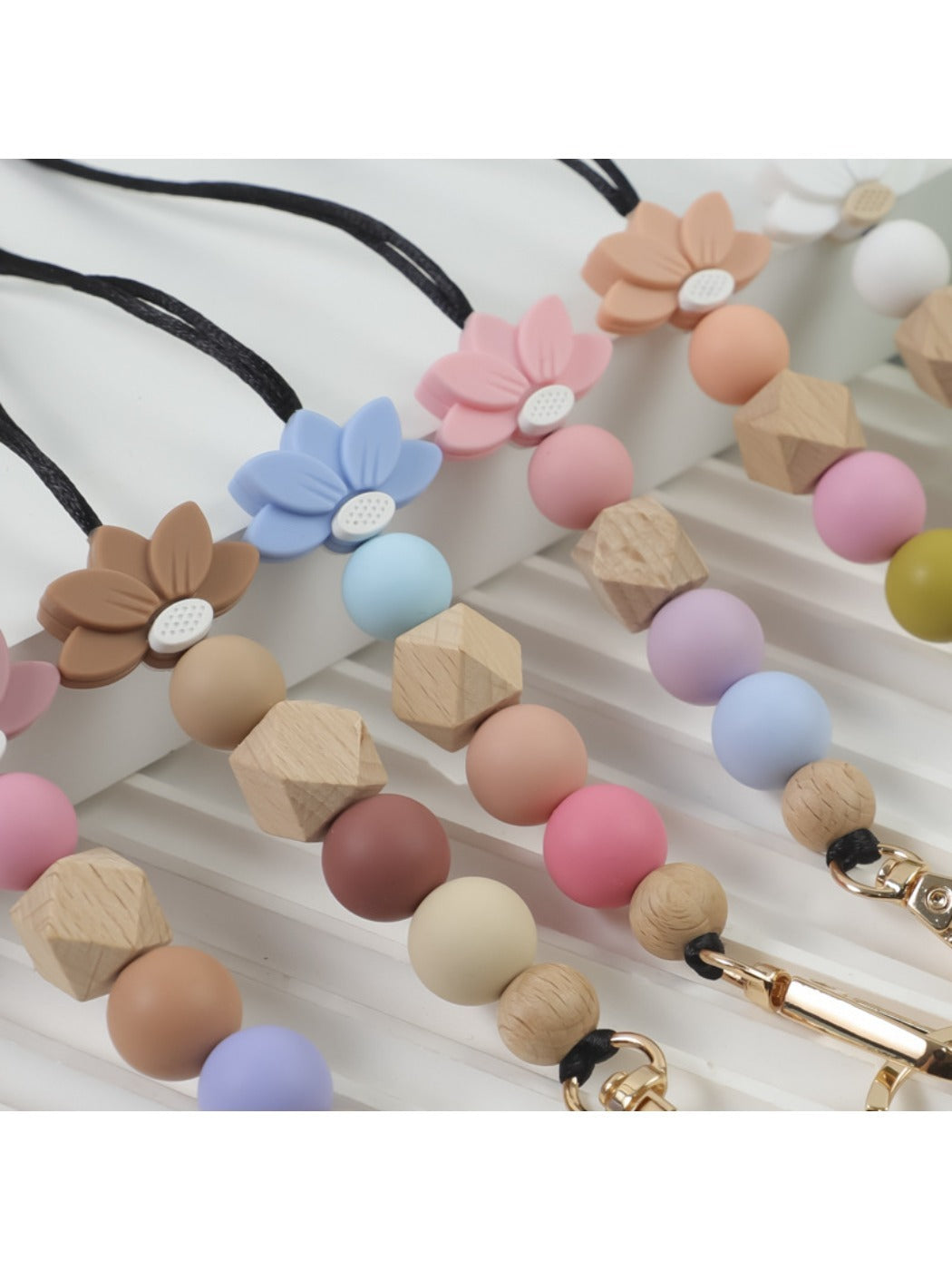 Keypus - Beautiful Lotus Pattern Silicone Keychain