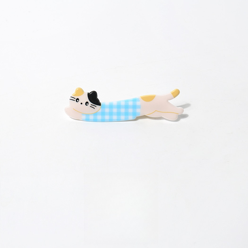 Beau - Cartoon Cat Pattern Acrylic Side Hair Clip