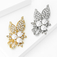 Brovia - Alloy Rhinestone Accent Fashion Brooch Pin