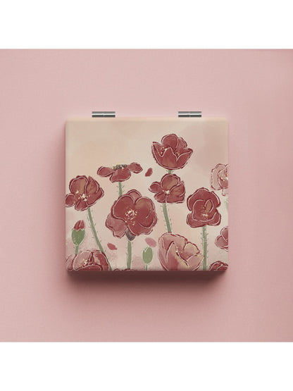 Mirroray - Vintage Rose Illustration Vanity Mirror