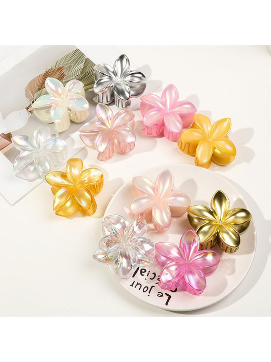 Beau - Elegant Plumeria Hair Claw Clip