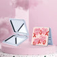 Mirroray - Illustrated Foldable Glass Pocket Makeup Mirror