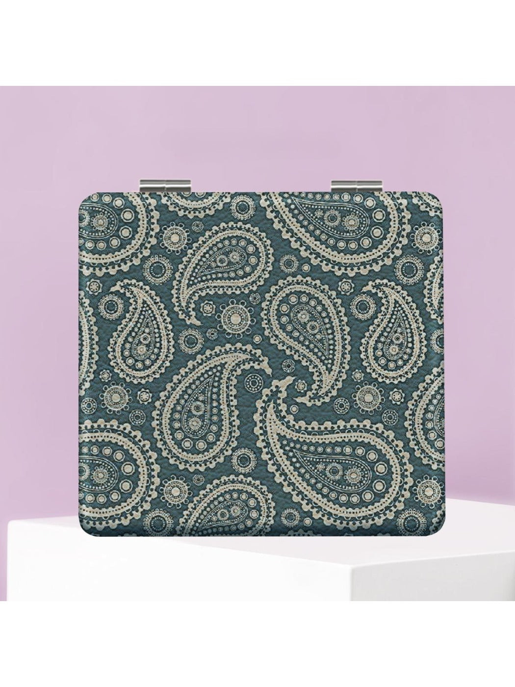 Mirroray - Vintage Patterned Square Compact Mirror