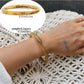 Lovra ombre bangle bracelet in elegant setting emphasizing fashion appeal