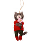 Feltery - Cute Plush 3D Cat Keychain Key Ring Bag Charm