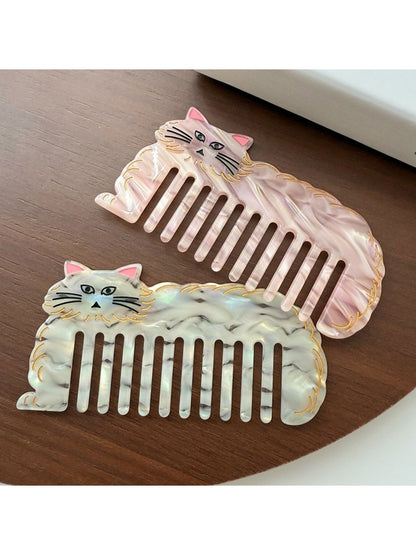 Camerow - Cat Shaped Portable Hair Comb