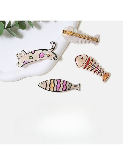 Beau - Cartoon Colorful Sweet Hair Clips