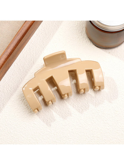 Beau - Soft Feel Arched Plastic Hair Styling Claw Clip