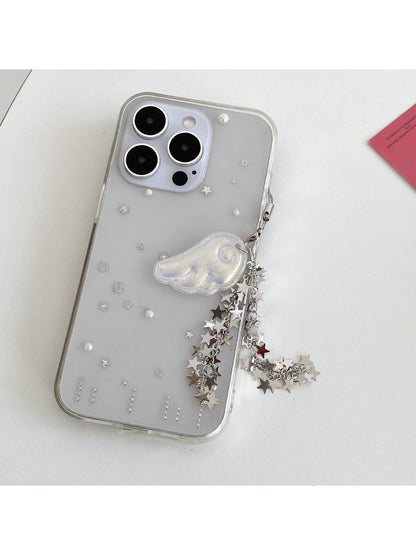 Keypus - Acrylic Angel Wing Star Chain Keychain