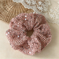 Gifty - High Elastic Textured Sequin Hair Scrunchie
