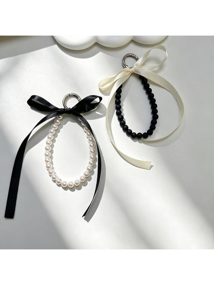 Keypus - Beaded Bow Bag Charm Pendant Keychain