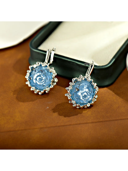 Earedge - Elegant Rose Shaped Earrings