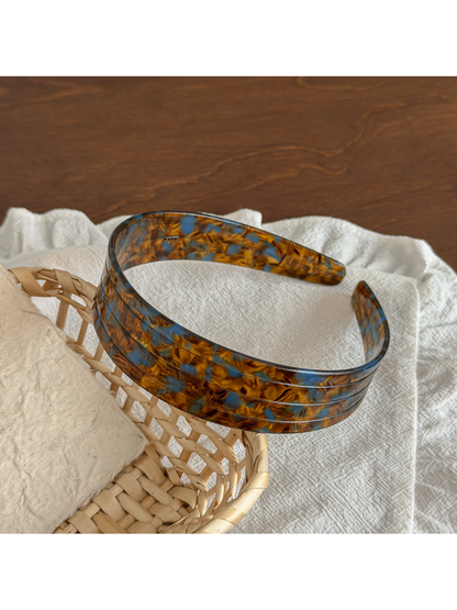 Gifty - Acetate Wide Geometric French Style Headband