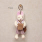 Feltery - Cute 3D Bunny Keychain Bag Charm Gift