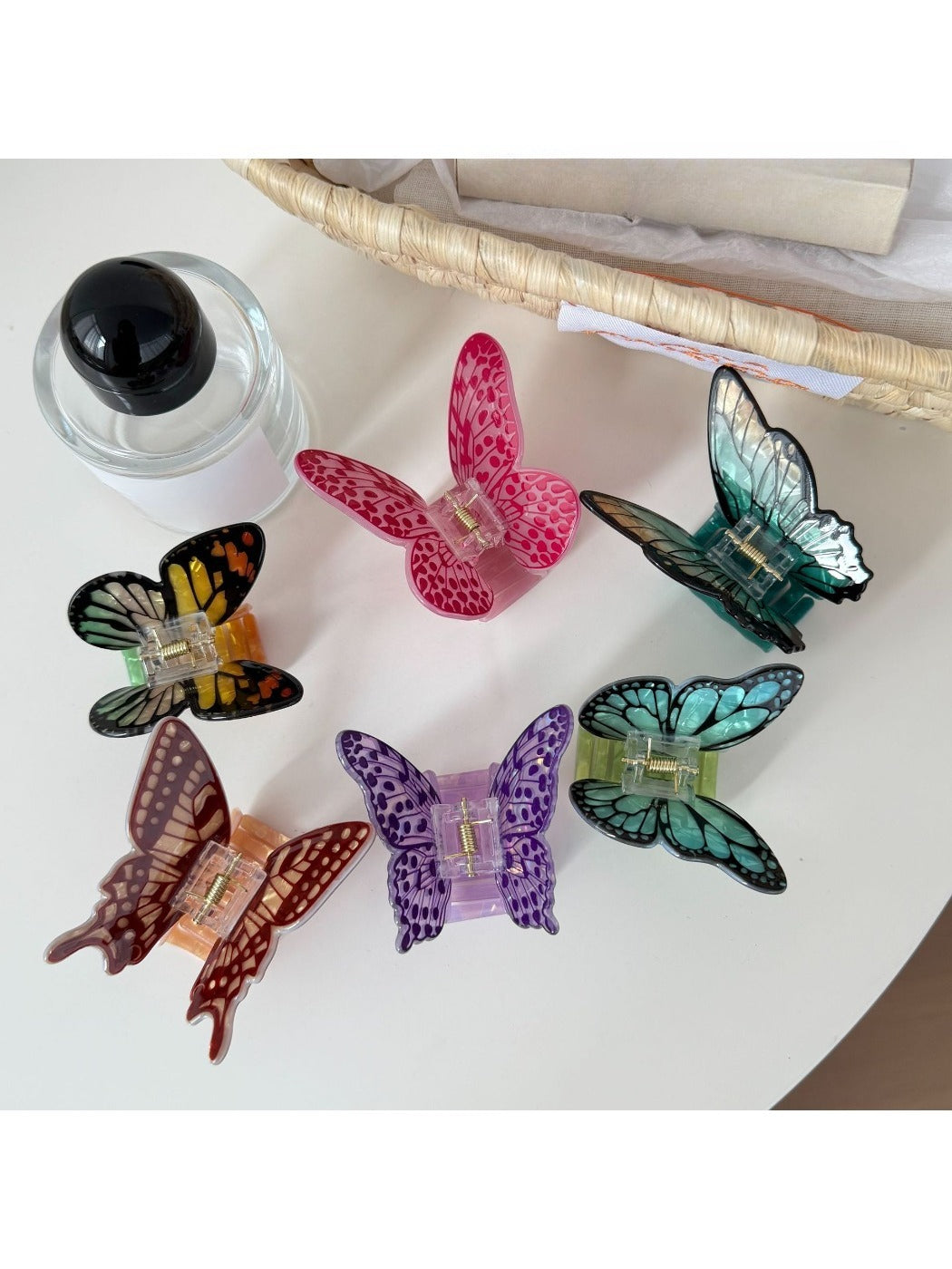 Beau - Butterfly Shape Patterned Hair Claw Clip