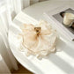 Beau - Flower Mesh Bow Lace Trim Decorative Claw Clip