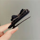 Beau - Rhinestone-Embellished Bow Hair Clip