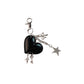 Keypus - Butterfly Heart Shaped Bag Pendant