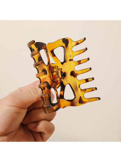 Beau - French Style Tortoiseshell Texture Claw Clip