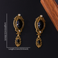 Earedge - Ornate Bow Detail Alloy Stud Earrings