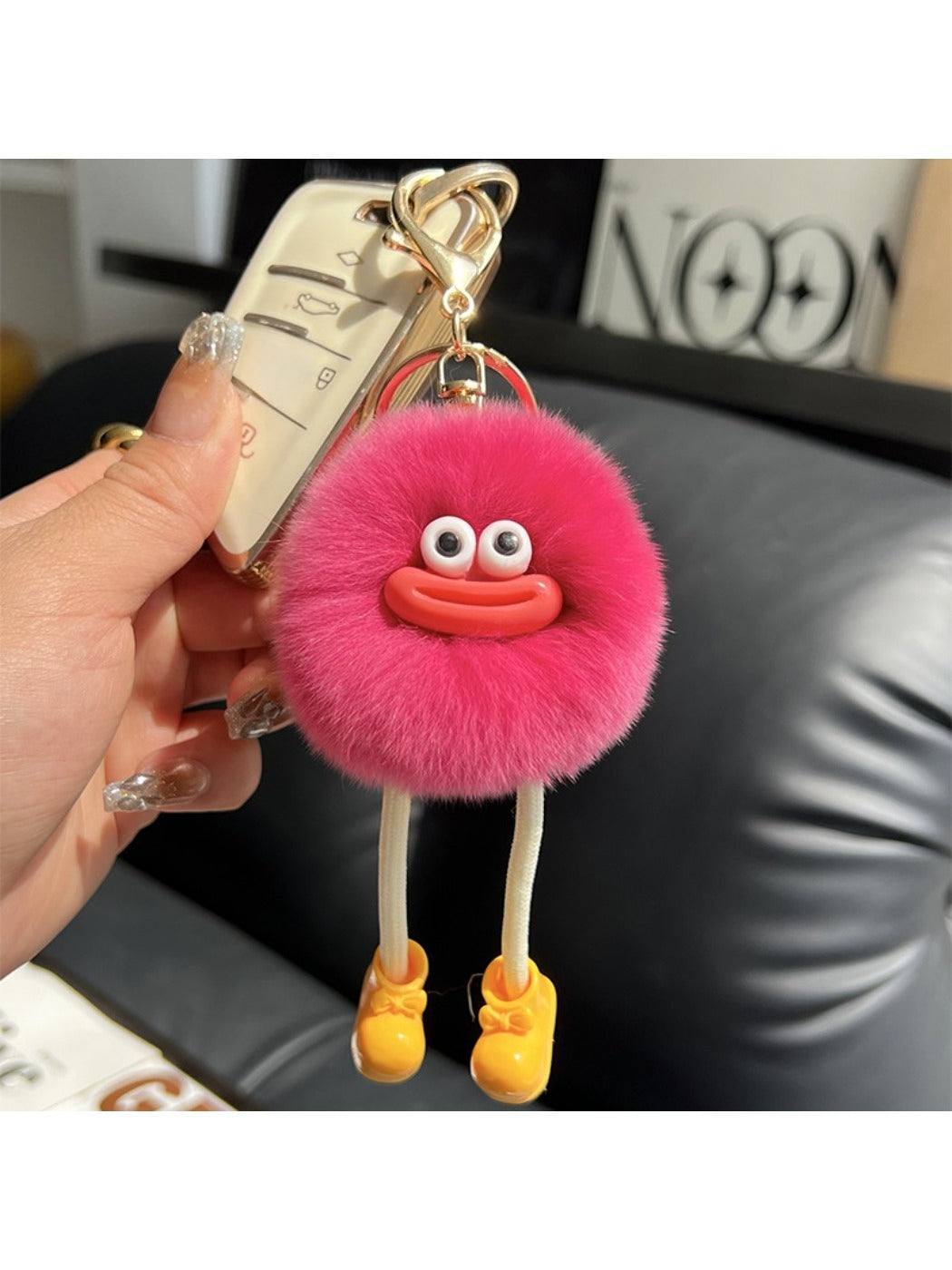 Keypus - Long Legs Small Furball Keychain