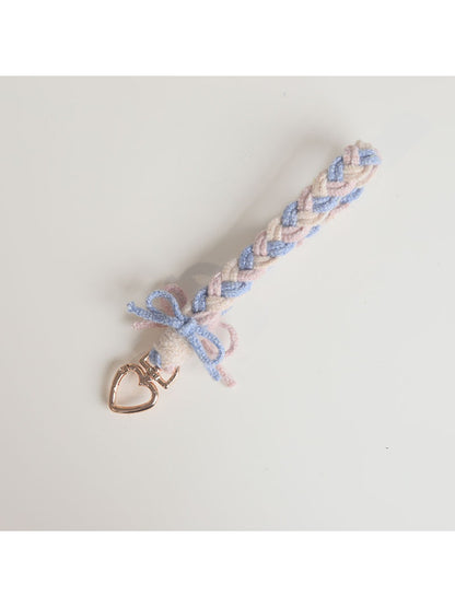 Keypus - Cute Plush Bow Lanyard Keychain Soft