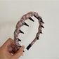 Gifty - Minimalist Plaid Long Tooth Headband