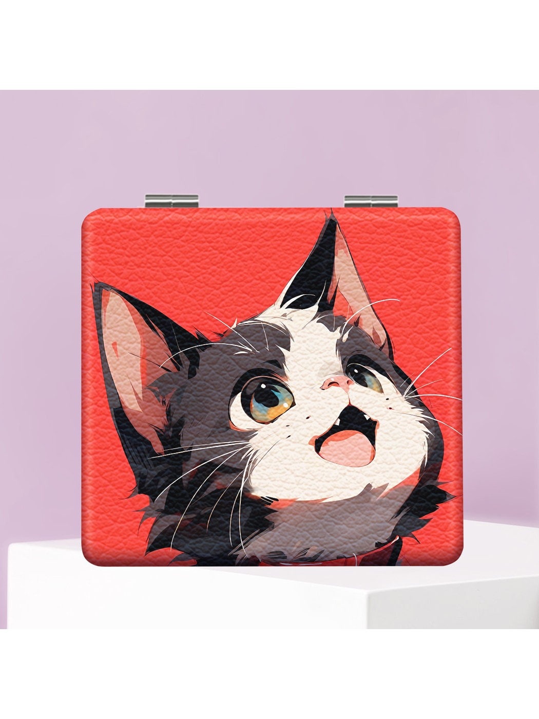 Mirroray - Cute Cat Pattern Folding Compact Mirror